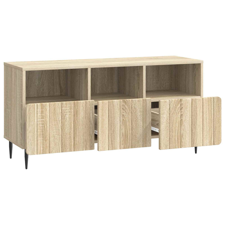 TV-skab med skuffe Sonoma-eg 102 x 34,5 x 50 cm Konstrueret træ