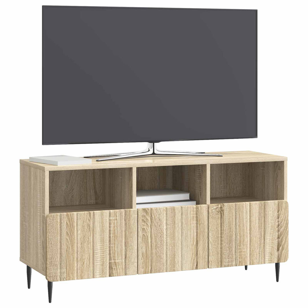 TV-skab med skuffe Sonoma-eg 102 x 34,5 x 50 cm Konstrueret træ