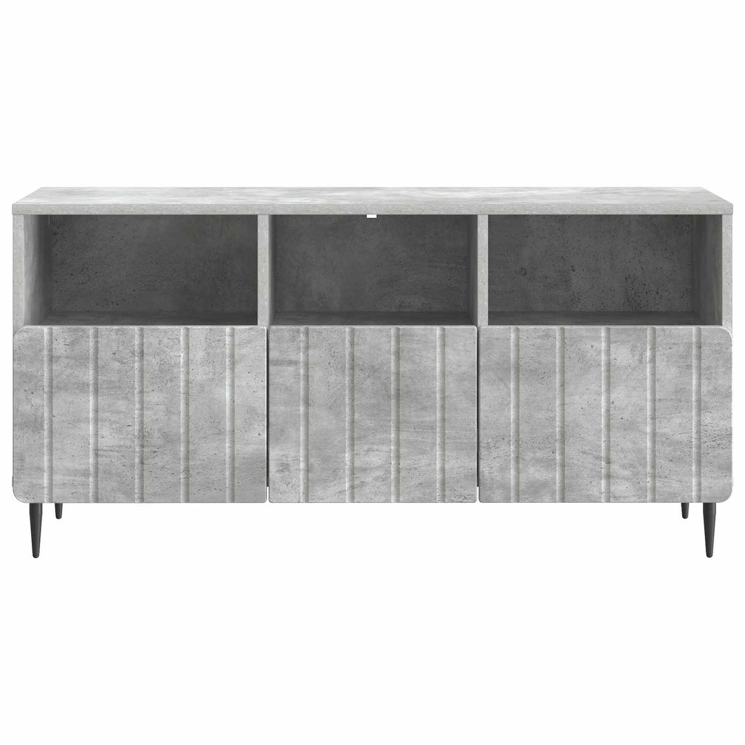 TV-skab med skuffe Betongrå 102 x 34,5 x 50 cm Konstrueret træ