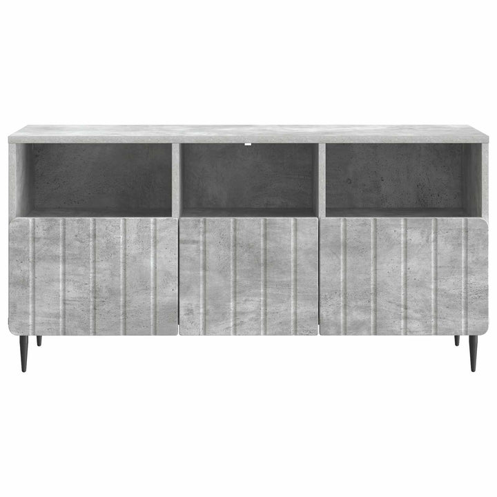 TV-skab med skuffe Betongrå 102 x 34,5 x 50 cm Konstrueret træ