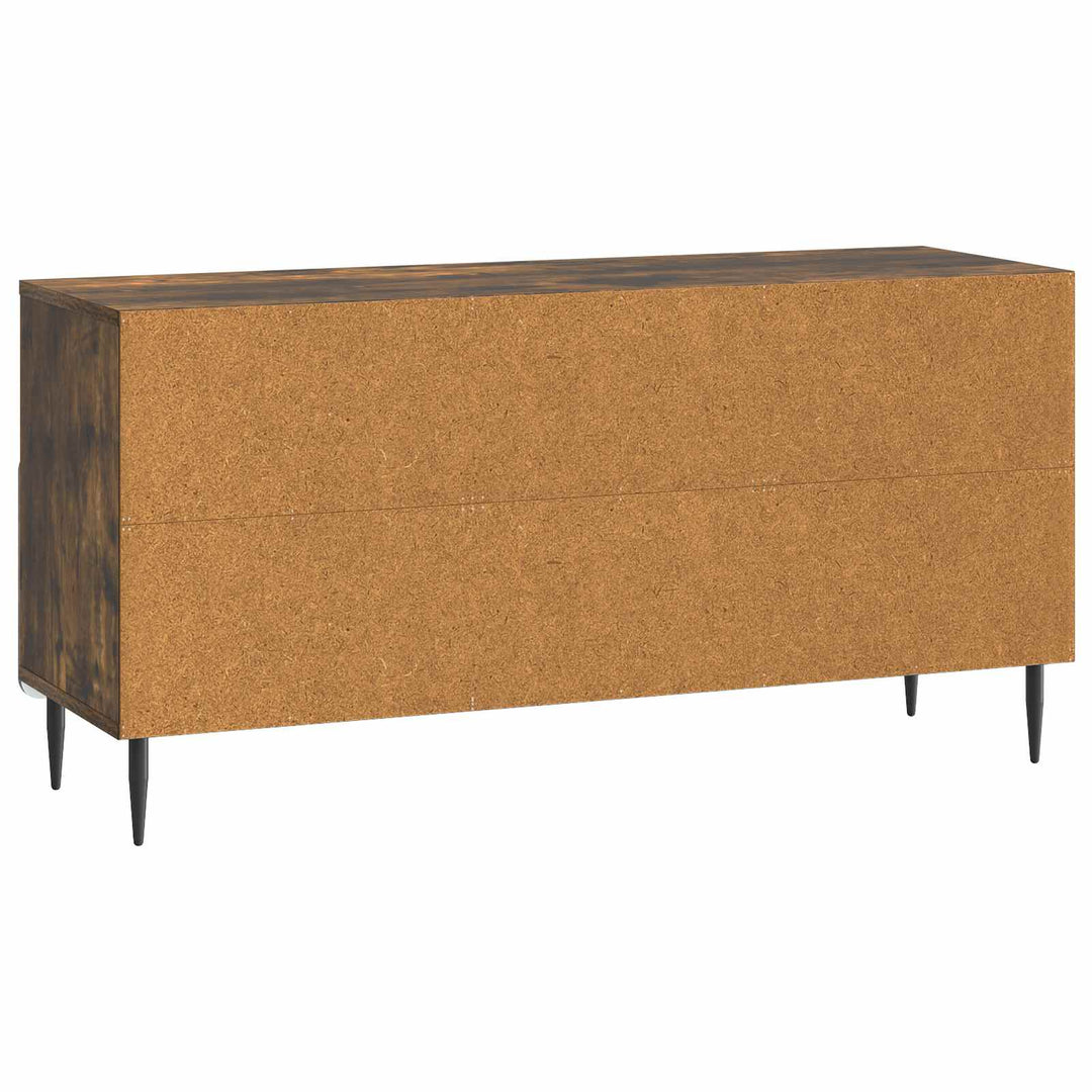 TV-skab med skuffe Røget eg 102 x 34,5 x 50 cm Konstrueret træ