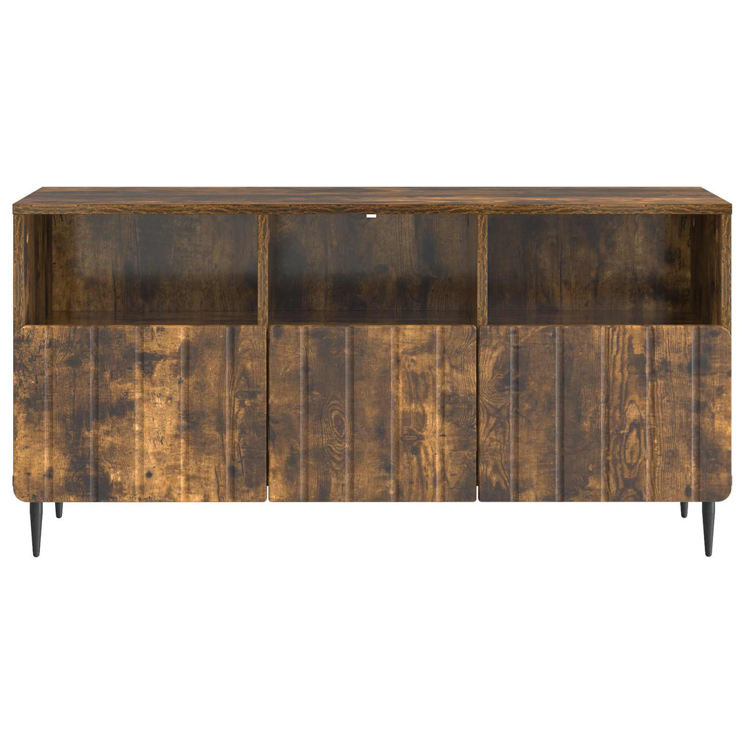 TV-skab med skuffe Røget eg 102 x 34,5 x 50 cm Konstrueret træ