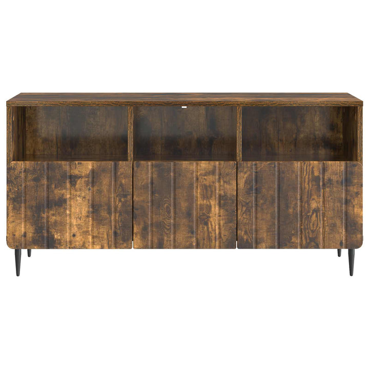 TV-skab med skuffe Røget eg 102 x 34,5 x 50 cm Konstrueret træ