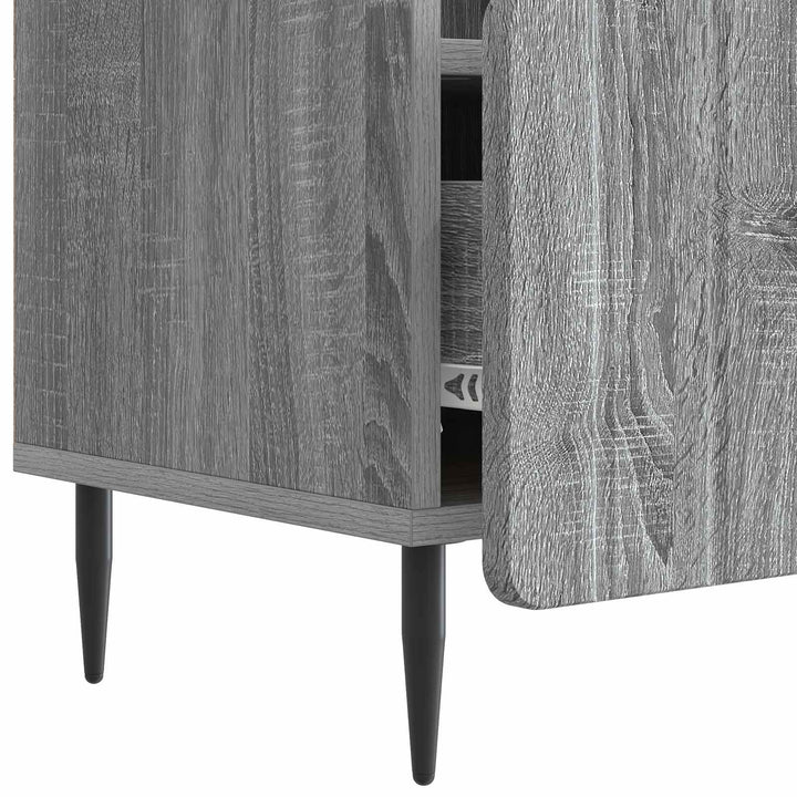 TV-skab Grå sonoma-eg 102 x 34,5 x 50 cm Konstrueret træ