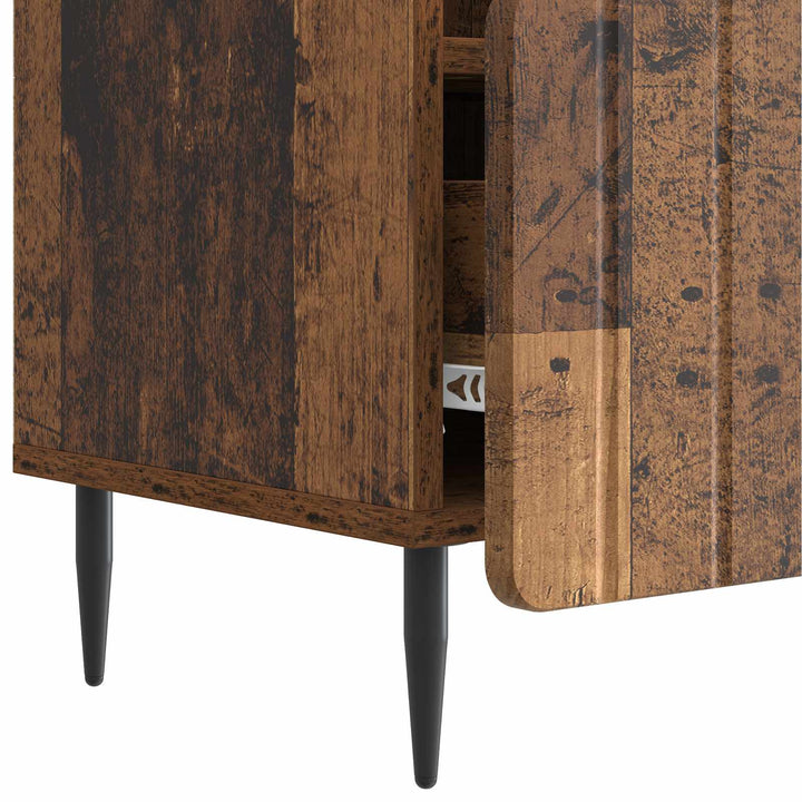 TV-skab Gammelt træ 102 x 34,5 x 50 cm Konstrueret træ