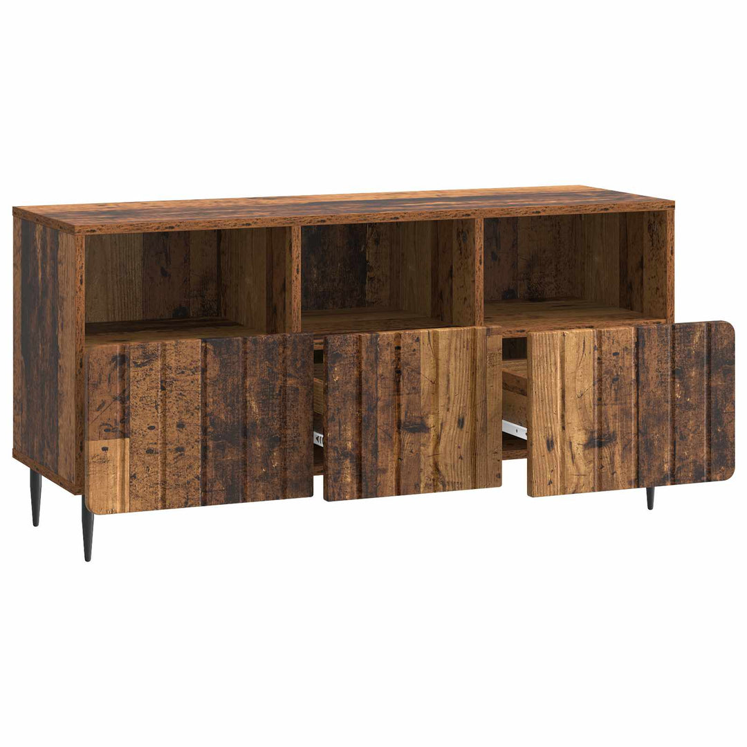 TV-skab Gammelt træ 102 x 34,5 x 50 cm Konstrueret træ
