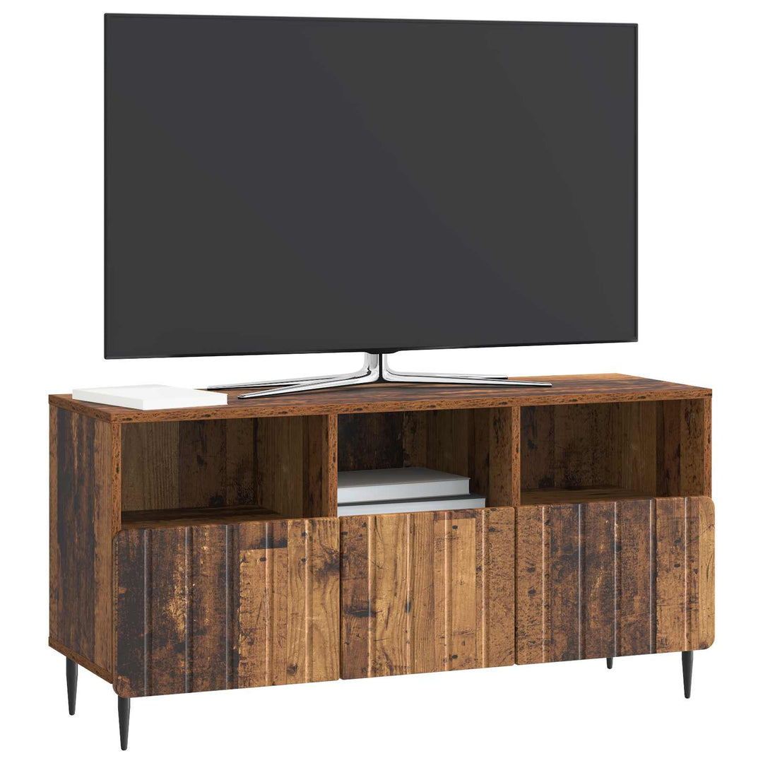 TV-skab Gammelt træ 102 x 34,5 x 50 cm Konstrueret træ