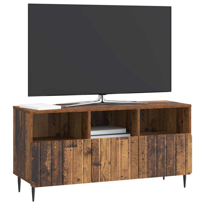 TV-skab Gammelt træ 102 x 34,5 x 50 cm Konstrueret træ