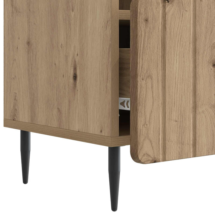 TV-skab 102 x 34,5 x 50 cm Artisan-eg Konstrueret træ