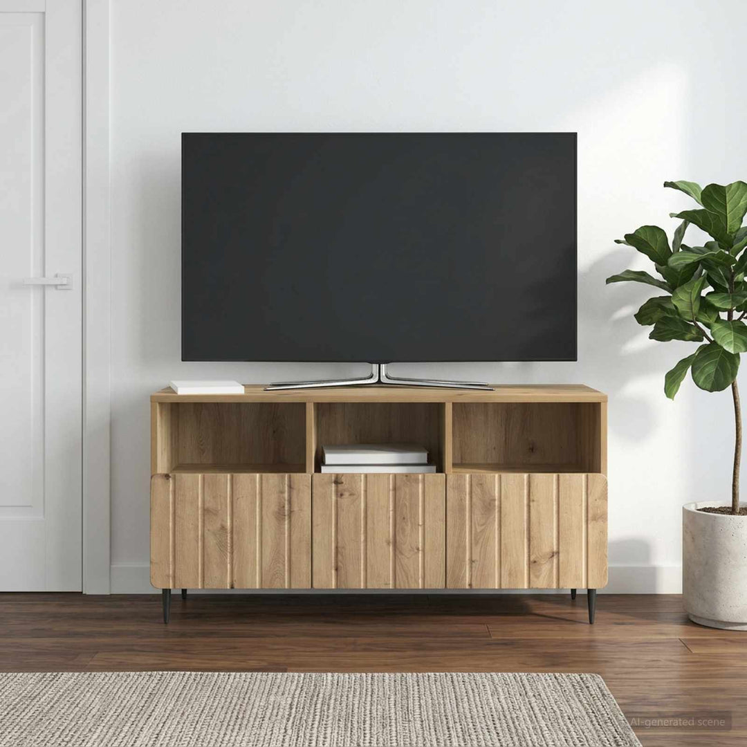 TV-skab 102 x 34,5 x 50 cm Artisan-eg Konstrueret træ