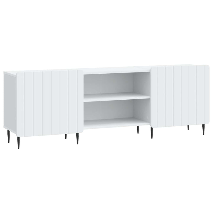 TV-skab Hvid 150 x 31 x 52 cm Konstrueret træ