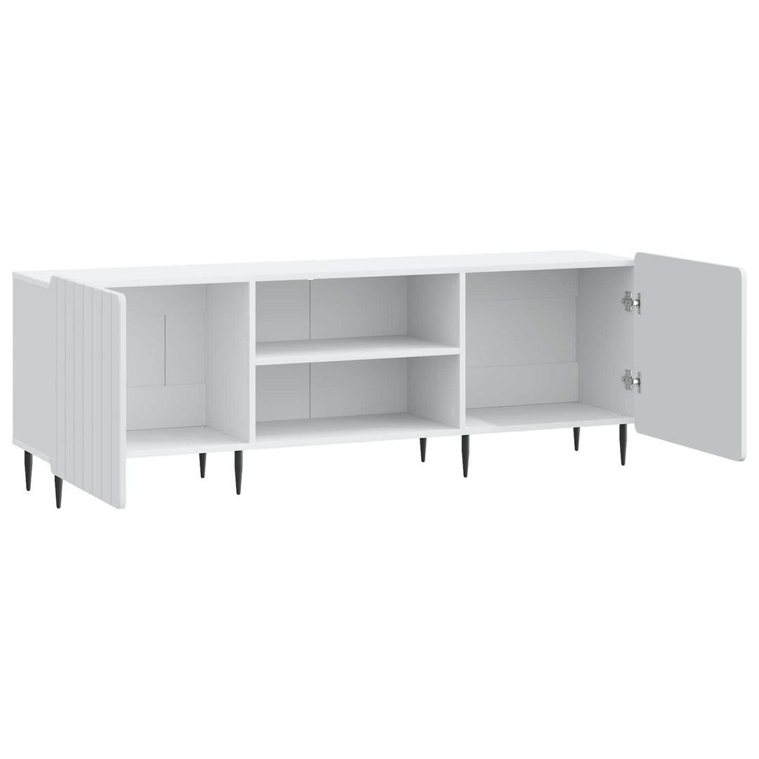 TV-skab Hvid 150 x 31 x 52 cm Konstrueret træ