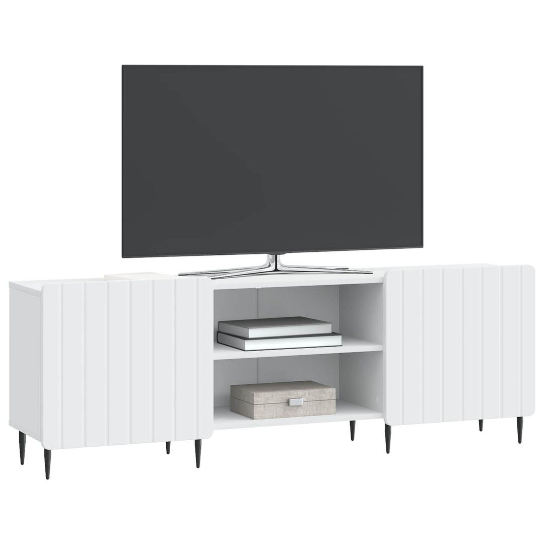 TV-skab Hvid 150 x 31 x 52 cm Konstrueret træ