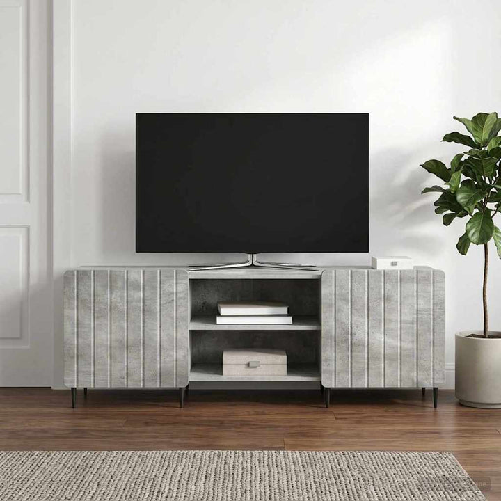 TV-skab Betongrå 150 x 31 x 52 cm Konstrueret træ