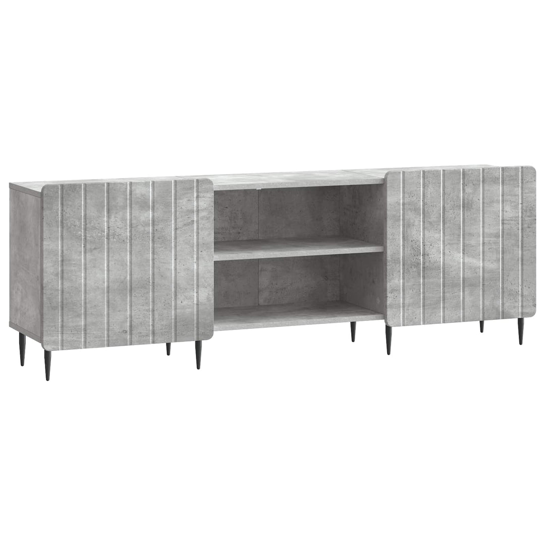 TV-skab Betongrå 150 x 31 x 52 cm Konstrueret træ