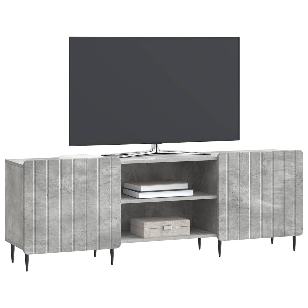 TV-skab Betongrå 150 x 31 x 52 cm Konstrueret træ