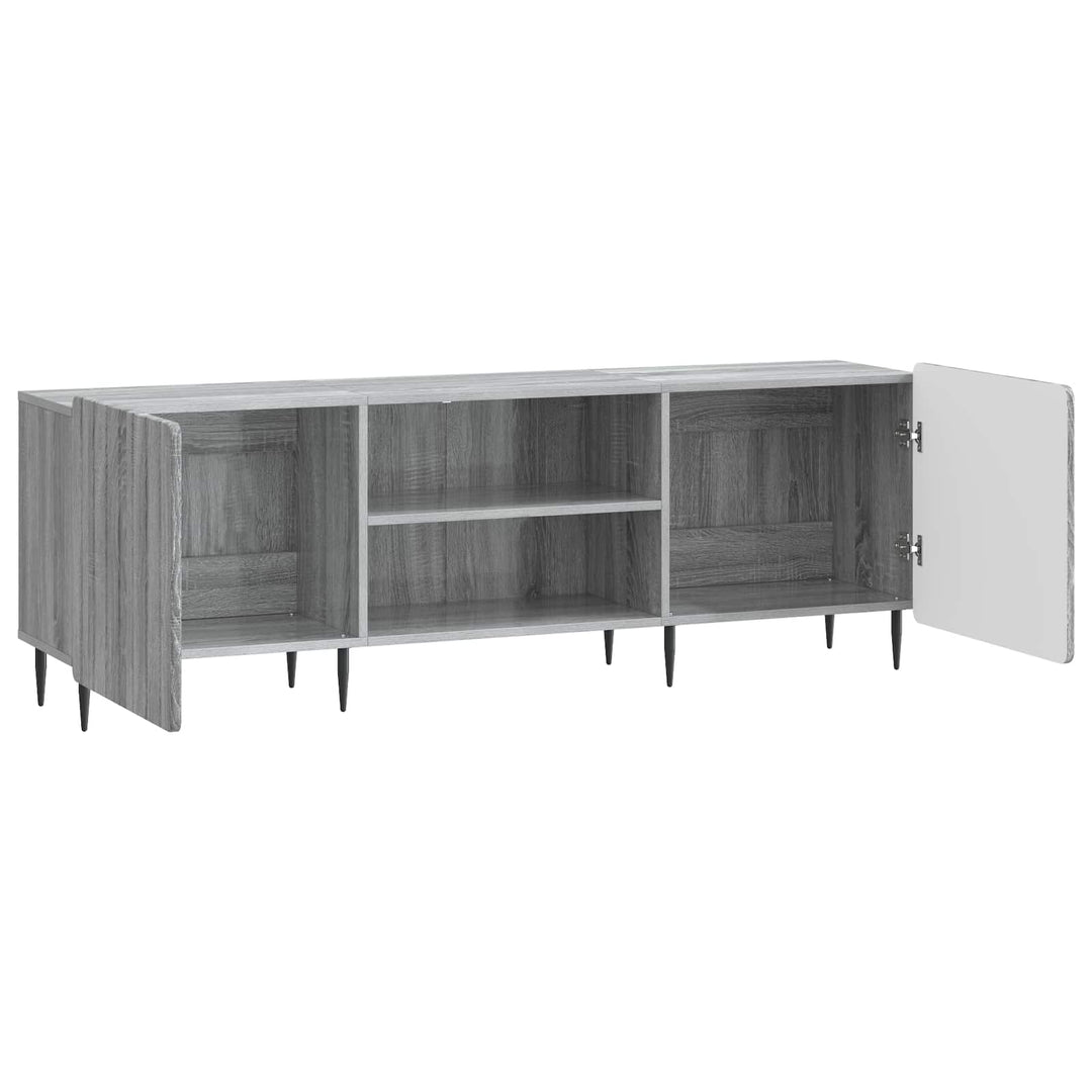 TV-skab Grå sonoma-eg 150 x 31 x 52 cm Konstrueret træ
