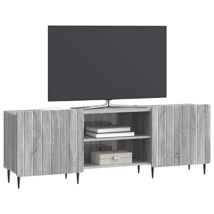 TV-skab Grå sonoma-eg 150 x 31 x 52 cm Konstrueret træ