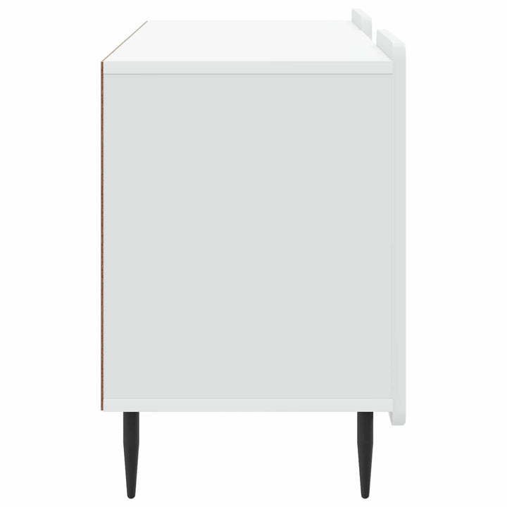 TV-skab Hvid 102 x 34,5 x 52 cm Konstrueret træ