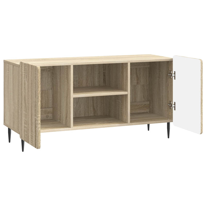 TV-skab 102 x 34,5 x 52 cm Sonoma-eg Konstrueret træ
