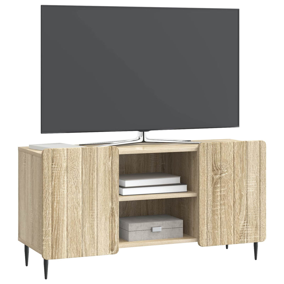 TV-skab 102 x 34,5 x 52 cm Sonoma-eg Konstrueret træ
