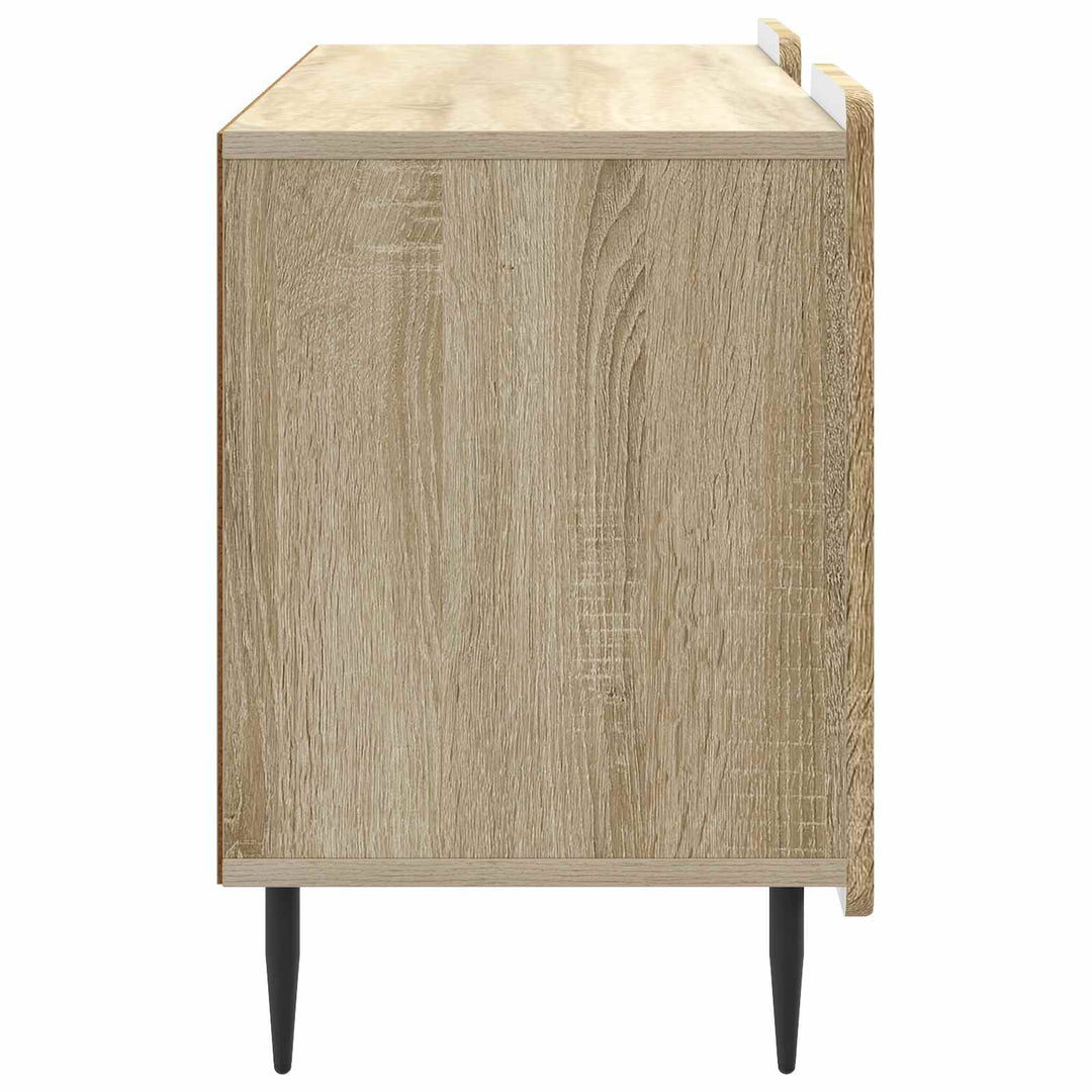 TV-skab 102 x 34,5 x 52 cm Sonoma-eg Konstrueret træ