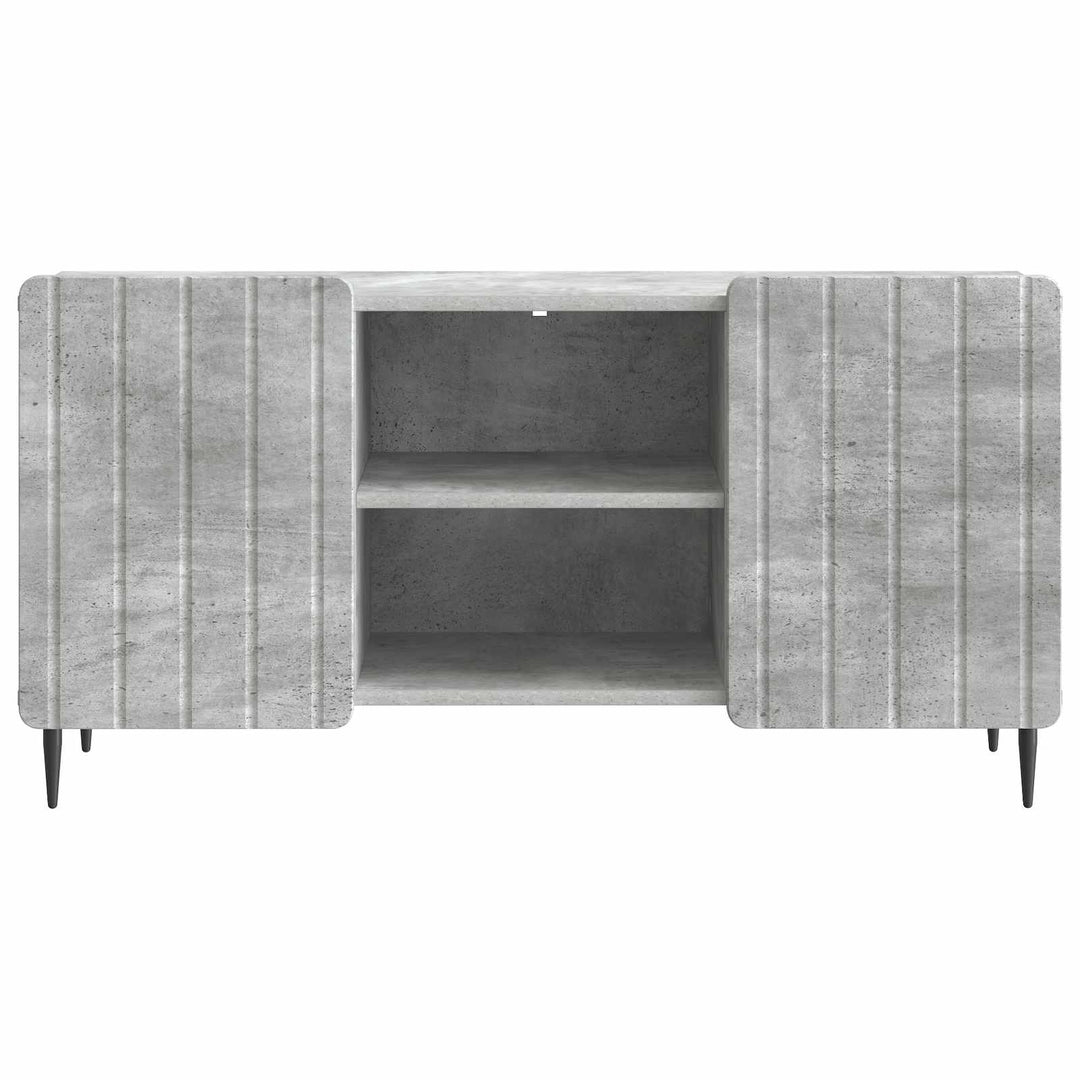 TV-skab Betongrå 102 x 34,5 x 52 cm Konstrueret træ