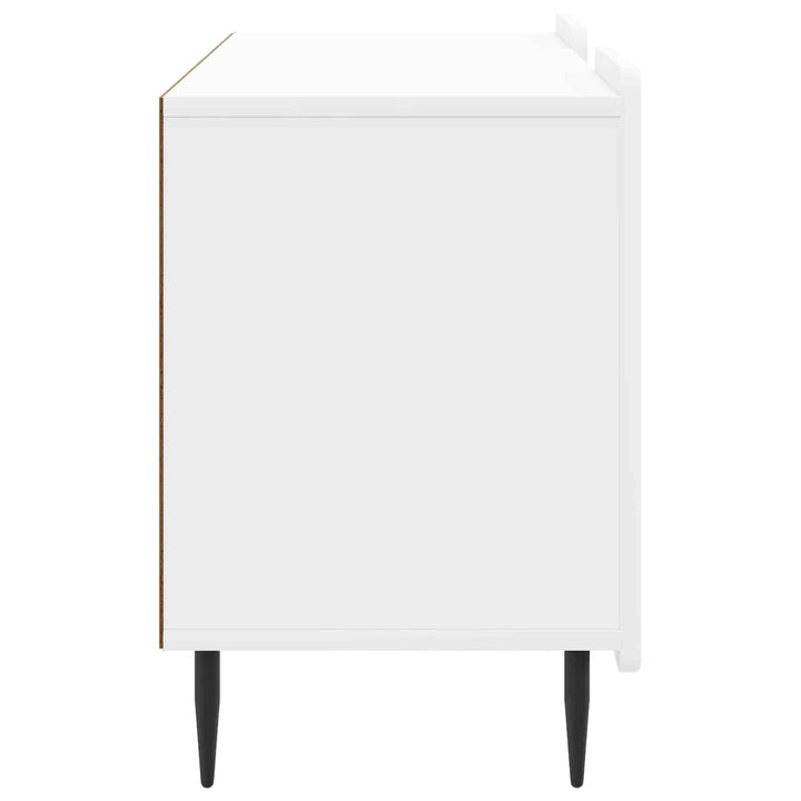 TV-skab Hvid højglans 102 x 34,5 x 52 cm Konstrueret træ