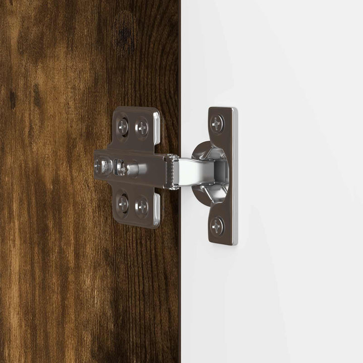 TV-skab 102 x 34,5 x 52 cm Røget eg Konstrueret træ