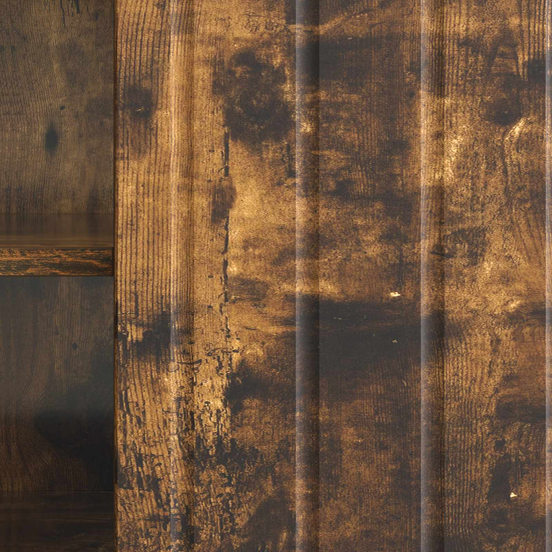 TV-skab 102 x 34,5 x 52 cm Røget eg Konstrueret træ