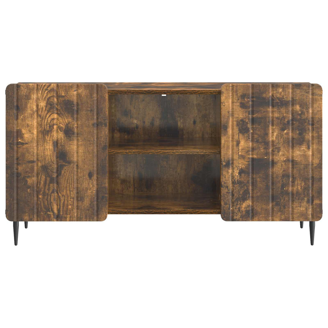TV-skab 102 x 34,5 x 52 cm Røget eg Konstrueret træ