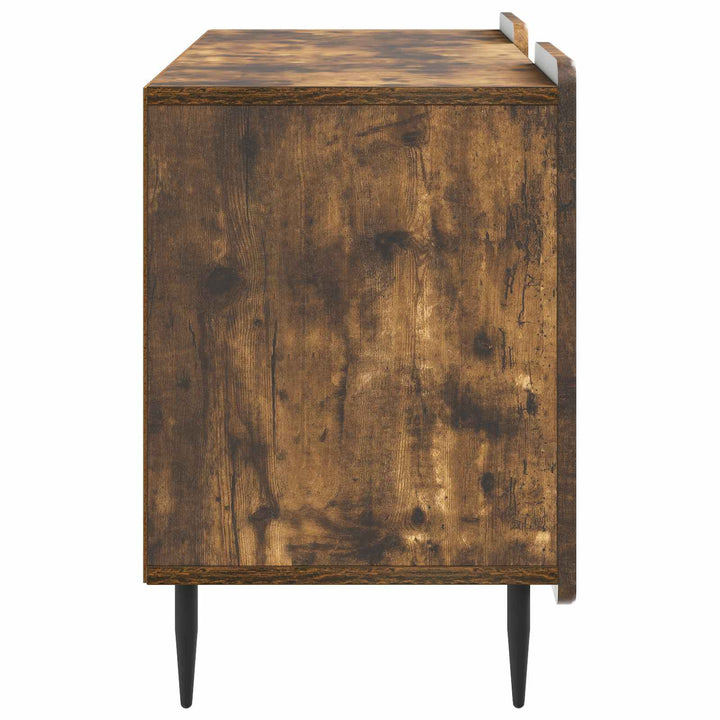 TV-skab 102 x 34,5 x 52 cm Røget eg Konstrueret træ