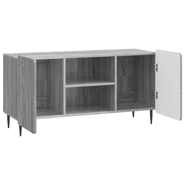 TV-skab Grå sonoma-eg 102 x 34,5 x 52 cm Konstrueret træ