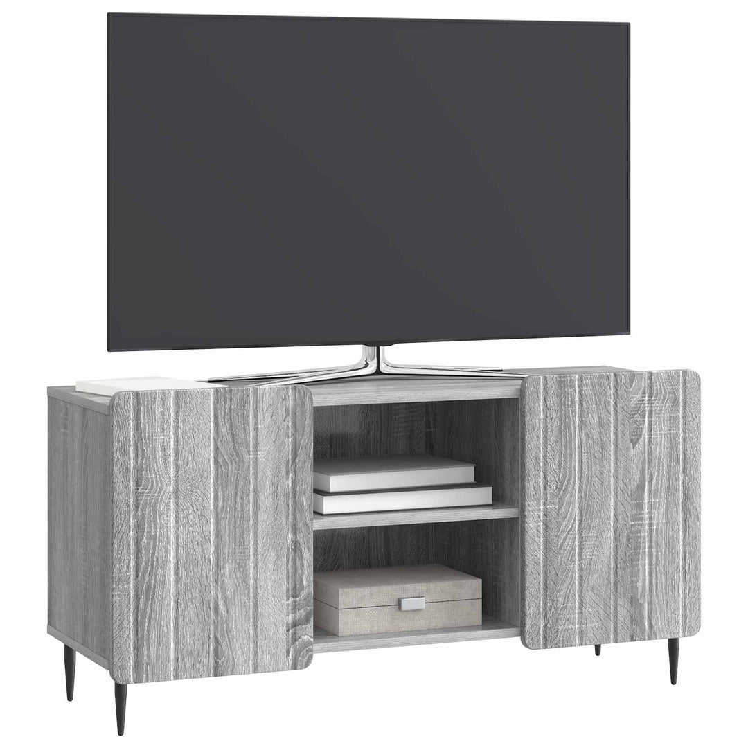 TV-skab Grå sonoma-eg 102 x 34,5 x 52 cm Konstrueret træ