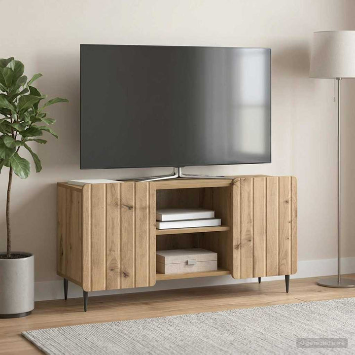 TV-skab 102 x 34,5 x 52 cm Artisan-eg Konstrueret træ