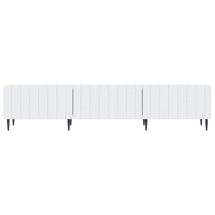 TV-skab med skuffe Hvid 147 x 34,5 x 32 cm Konstrueret træ