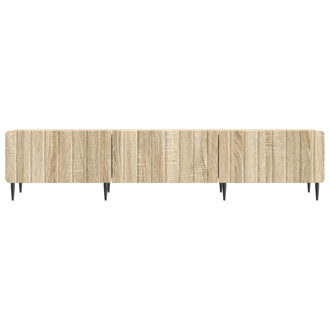 TV-skab med skuffe Sonoma-eg 147 x 34,5 x 32 cm Konstrueret træ
