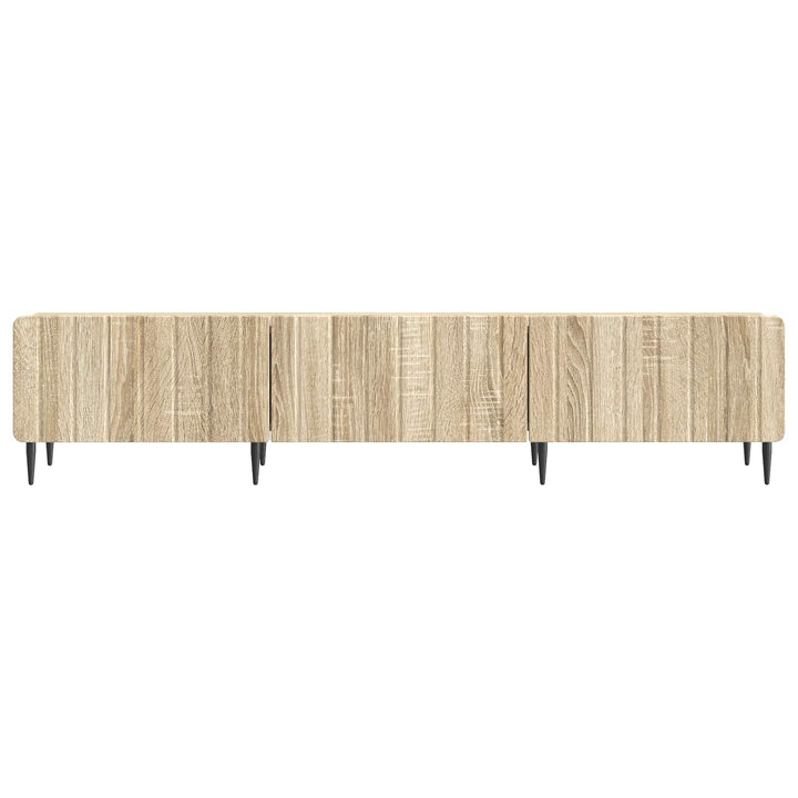 TV-skab med skuffe Sonoma-eg 147 x 34,5 x 32 cm Konstrueret træ