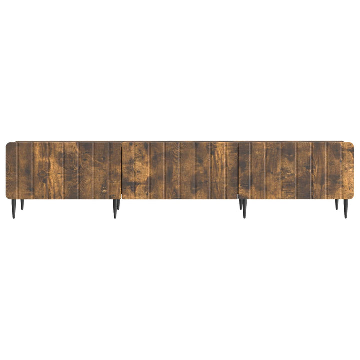 TV-skab med skuffe Røget eg 147 x 34,5 x 32 cm Konstrueret træ