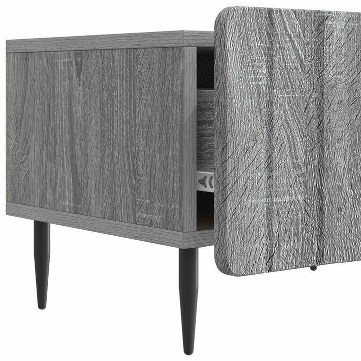 TV-skab Grå sonoma-eg 147 x 34,5 x 32 cm Konstrueret træ