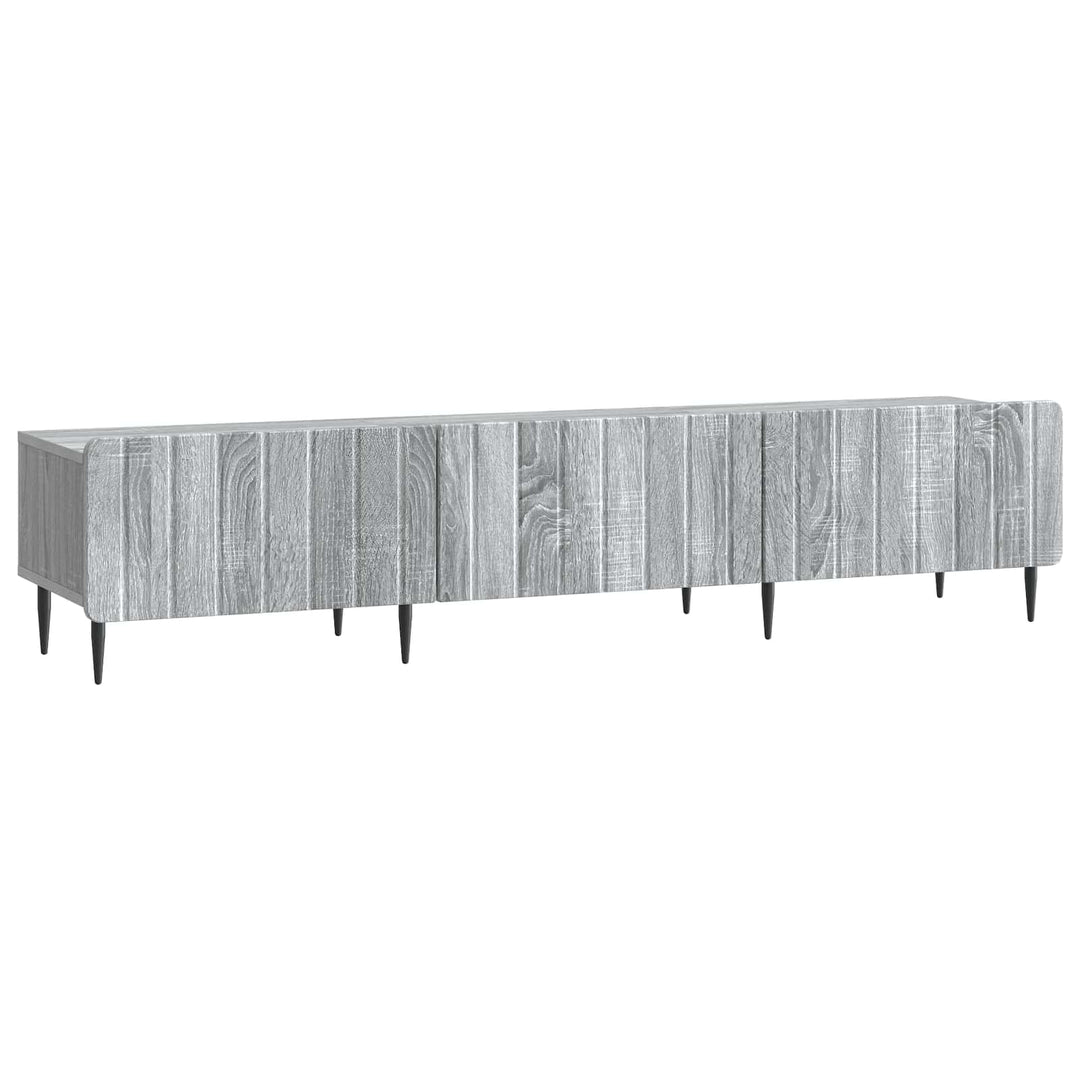 TV-skab Grå sonoma-eg 147 x 34,5 x 32 cm Konstrueret træ