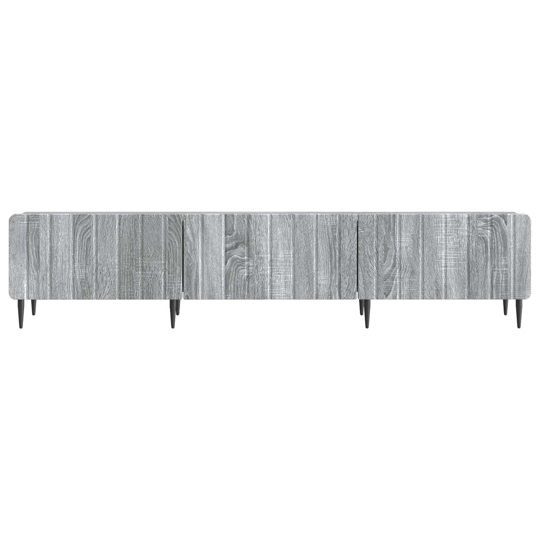 TV-skab Grå sonoma-eg 147 x 34,5 x 32 cm Konstrueret træ