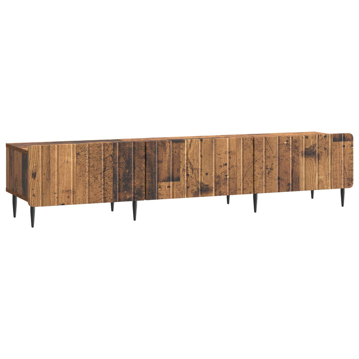 TV-skab Gammelt træ 147 x 34,5 x 32 cm Konstrueret træ