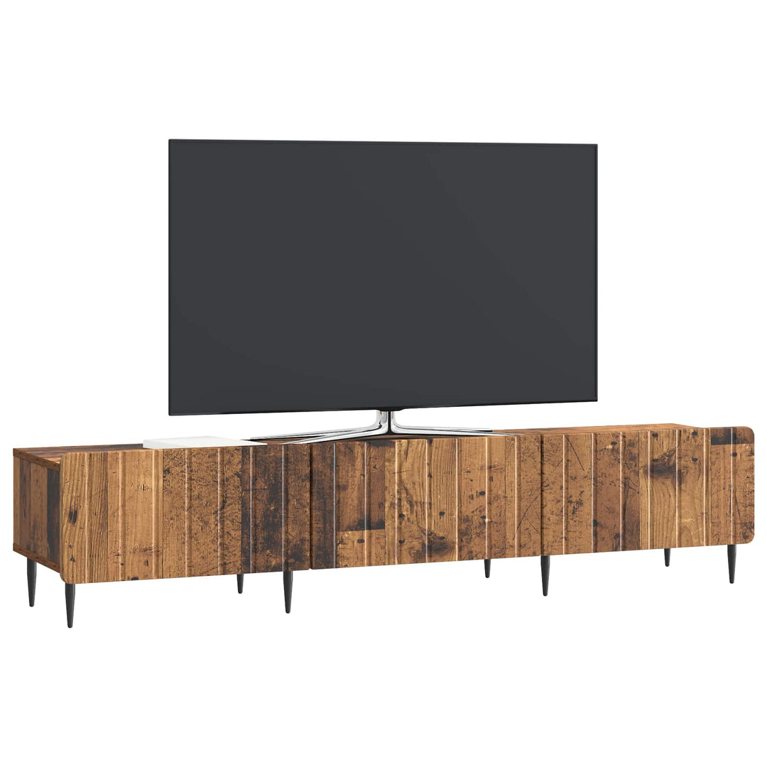 TV-skab Gammelt træ 147 x 34,5 x 32 cm Konstrueret træ