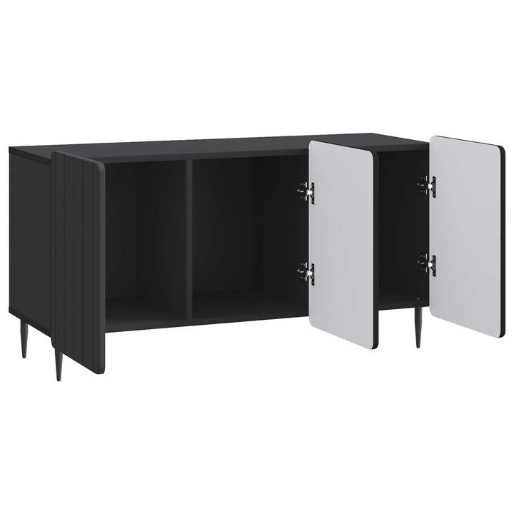 TV-skab 99 x 34,5 x 52 cm Sort Konstrueret træ