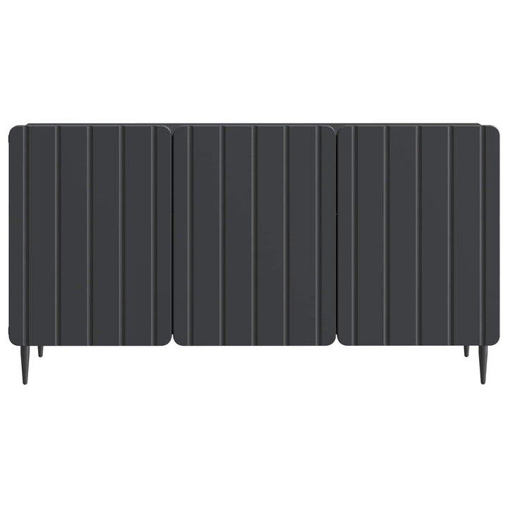 TV-skab 99 x 34,5 x 52 cm Sort Konstrueret træ