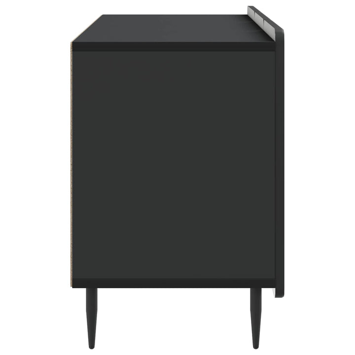 TV-skab 99 x 34,5 x 52 cm Sort Konstrueret træ