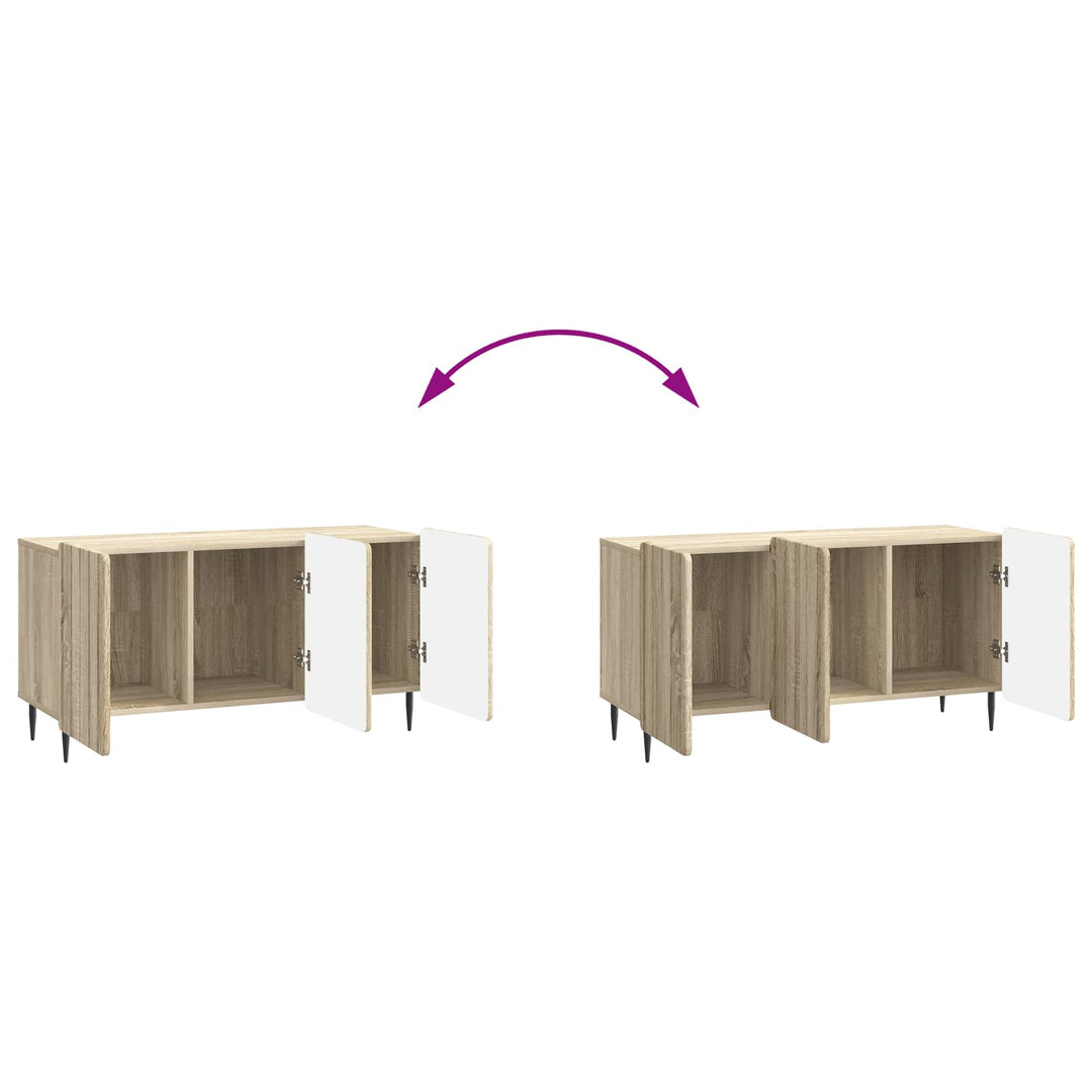 TV-skab Sonoma-eg 99 x 34,5 x 52 cm Konstrueret træ