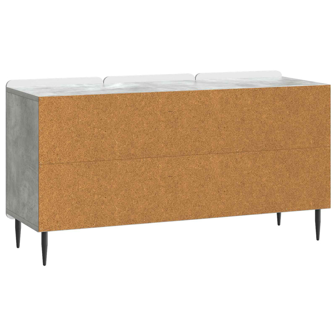 TV-skab Betongrå 99 x 34,5 x 52 cm Konstrueret træ
