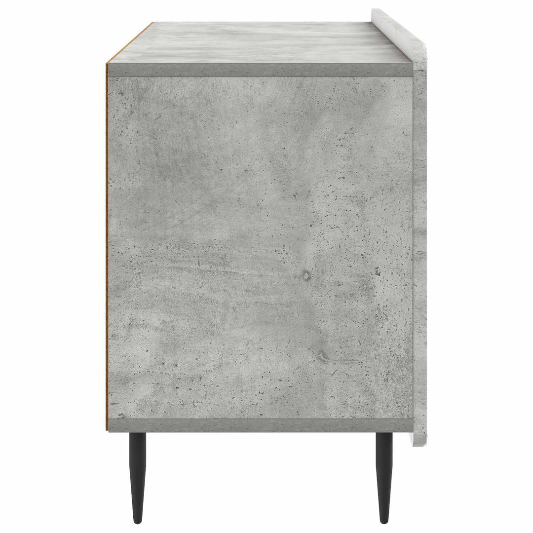 TV-skab Betongrå 99 x 34,5 x 52 cm Konstrueret træ